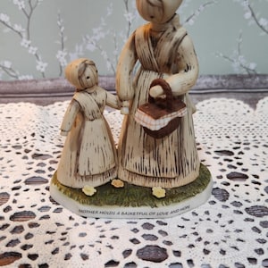 Country Harvest-collectie Enesco Jesse 1982 moeder-kindmand Love & Hope