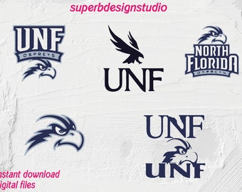 North Florida University Clipart, College Designs, University Sweatshirt, College Spor, University Svg, Cricut, Silhouette, Clipart, UNF svg