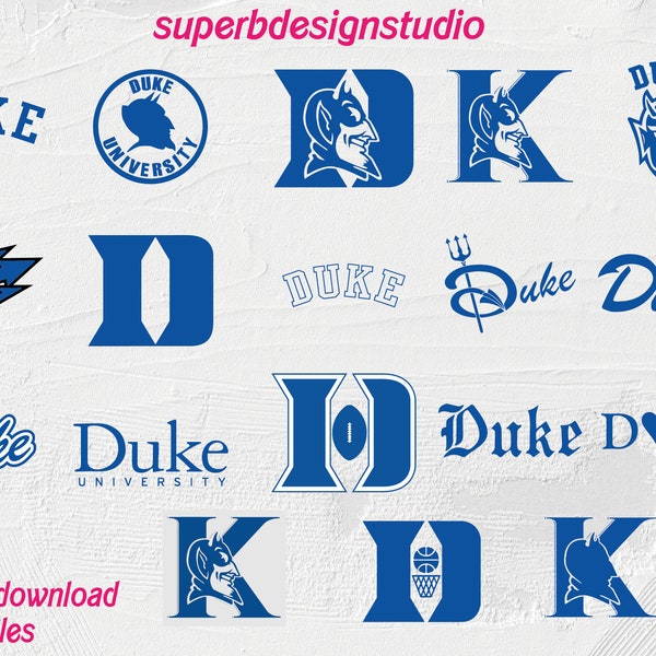 Duke Svg bundle, blue devils, devils svg,duke devils svg,university shirt,college design,duke cut file,cricut,silhouette,duke love,blue love