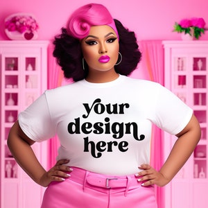 Plus size online barbie shirt