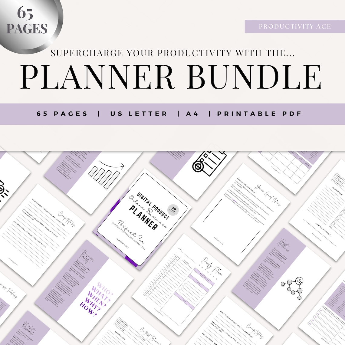 Square Etsy Mockup Printable Mockup printable Bundle Mockup Canva ...
