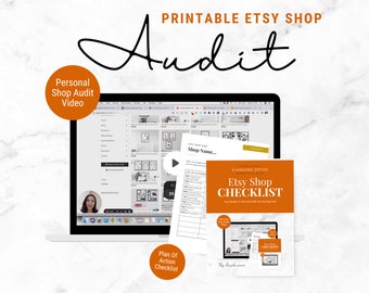 Etsy Shop Audit, Etsy Shop Review,  Etsy Shop Critique, Etsy Consultant, Etsy Consulting, Etsy Title And Tag, Printable Etsy Shop