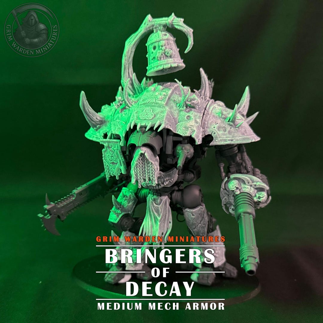 Bringers of Decay | Medium Sci-fi Mech Robo-walker Armor Upgrade Kit ...