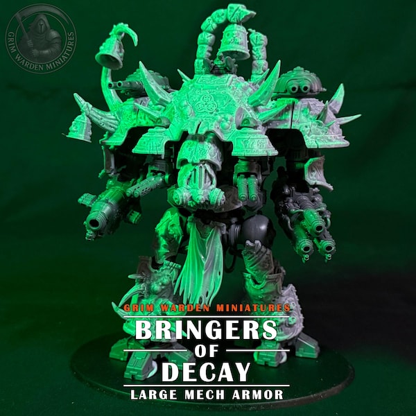 Bringers of Decay | Large Sci-Fi Mech Robo-Walker Armor Upgrade Kit | Grim Warden Conversion Kit