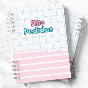 Libreta de Pedidos Imprimible PDF | Planner Control de Pedidos Media Carta para Negocios y Ventas Organizadas