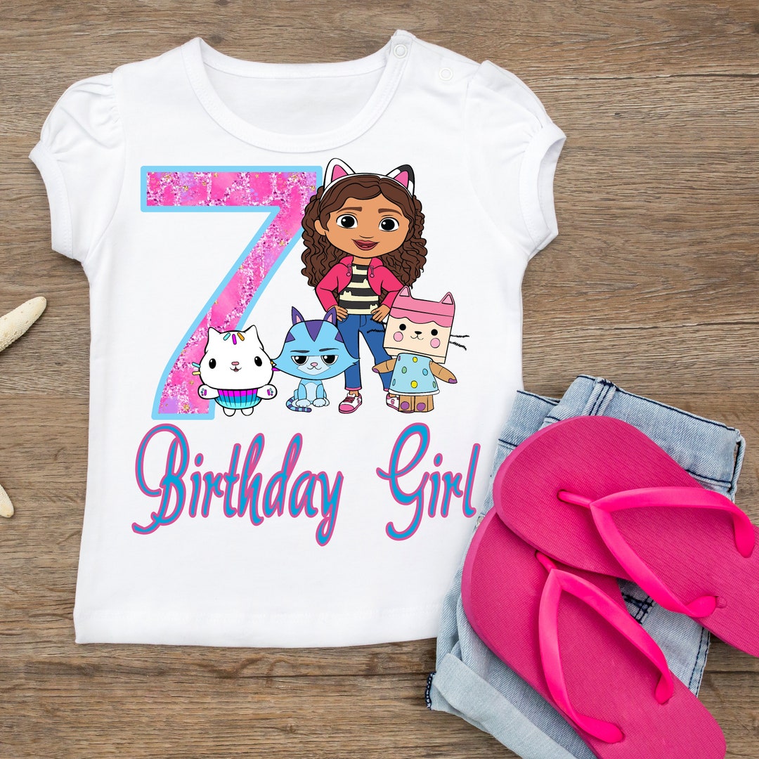 Maglietta Gabbys Dollhouse Per Bambina - Cotone 100% Con Maniche A Volant, Ufficiale DreamWorks - Foto 12