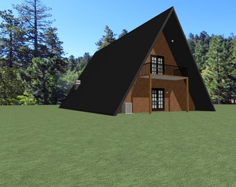 A-Rahmen Hütte ~ A-Rahmen Haus Pläne ~ A-Rahmen mit Loft ~ A-Rahmen Entwürfe ~ A-Rahmen Cabin Pläne ~ Offener Wohnraum zu Hause