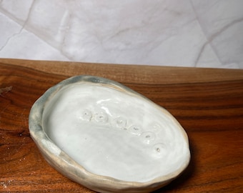 Handmade Ceramic Abalone Shell Dishes - Nautical Ocean Decor Bowl