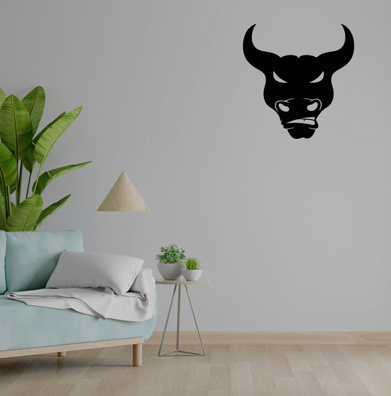 Angry Bull LED Wall Decor, Game Room Sign, Nursery Decor - Etsy