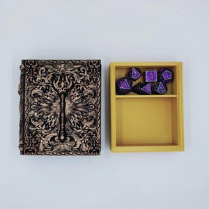 Beautiful Hand-Painted Sorcerer Dice Tome and/orTray D&D, RPG