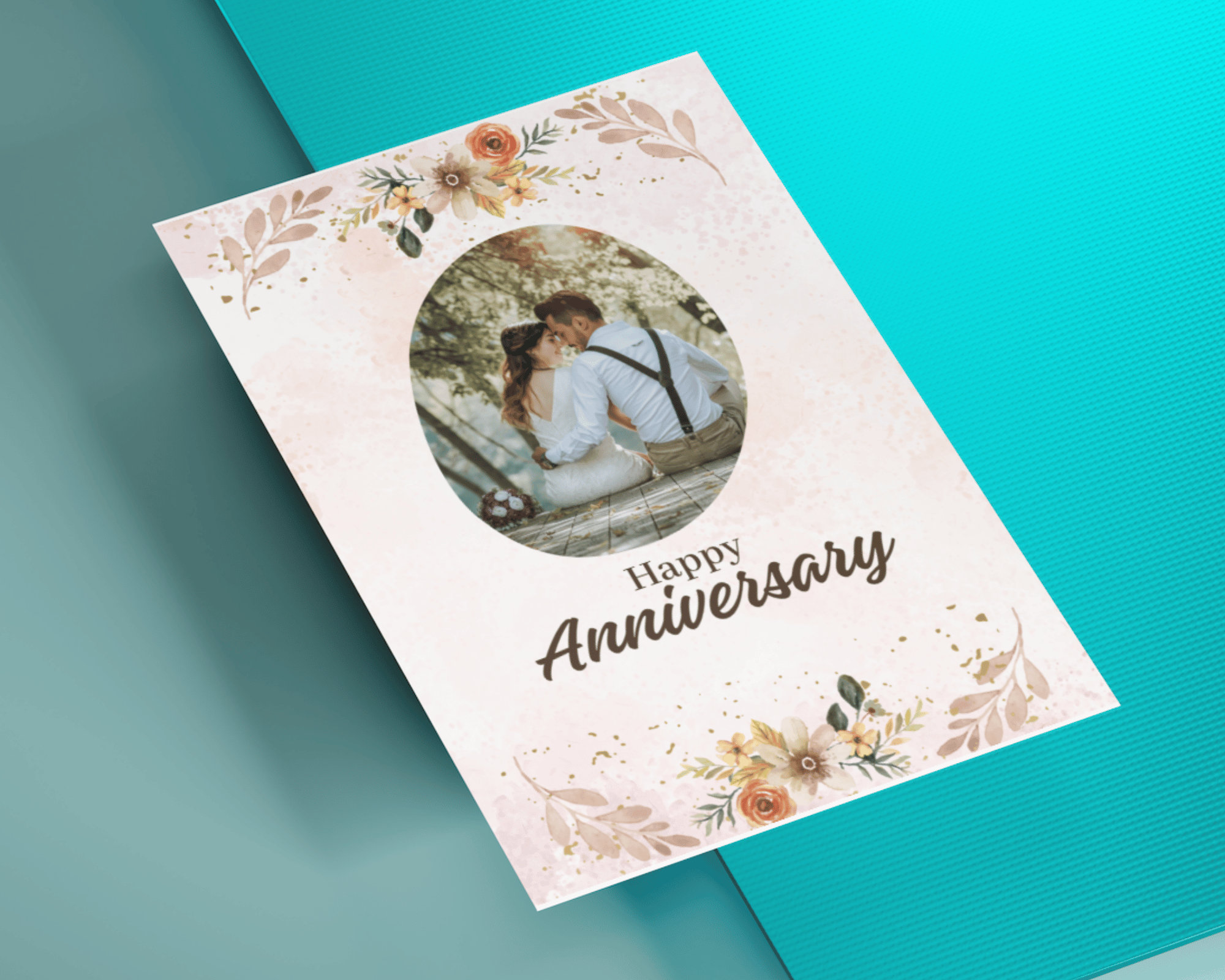 Printable Wedding Anniversary Template, Printable Editable Wedding ...