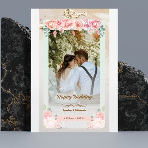 Printable Wedding Anniversary Template, Printable Editable Wedding ...