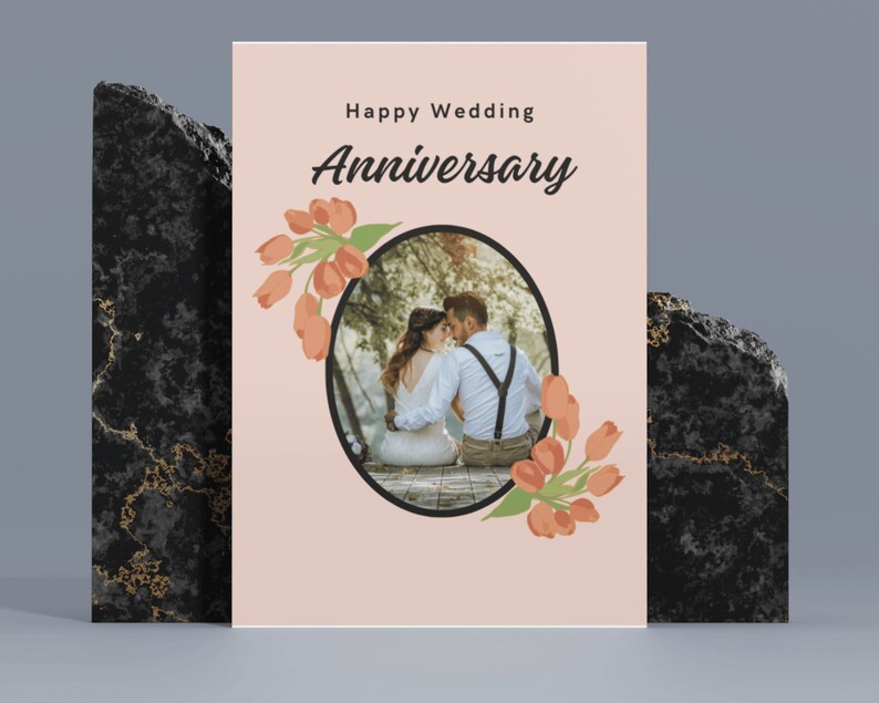 Printable Wedding Anniversary Template Printable Editable - Etsy