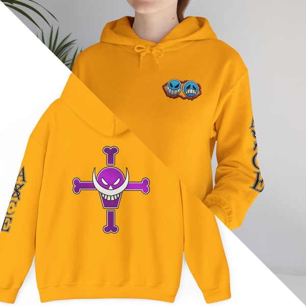 One Piece Portgas D. Ace Inspired Hoodie
