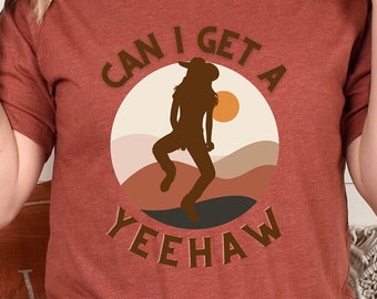 Yeehaw T-Shirt Country Girl Shirt Western Girl Tee Cowgirl T Shirt