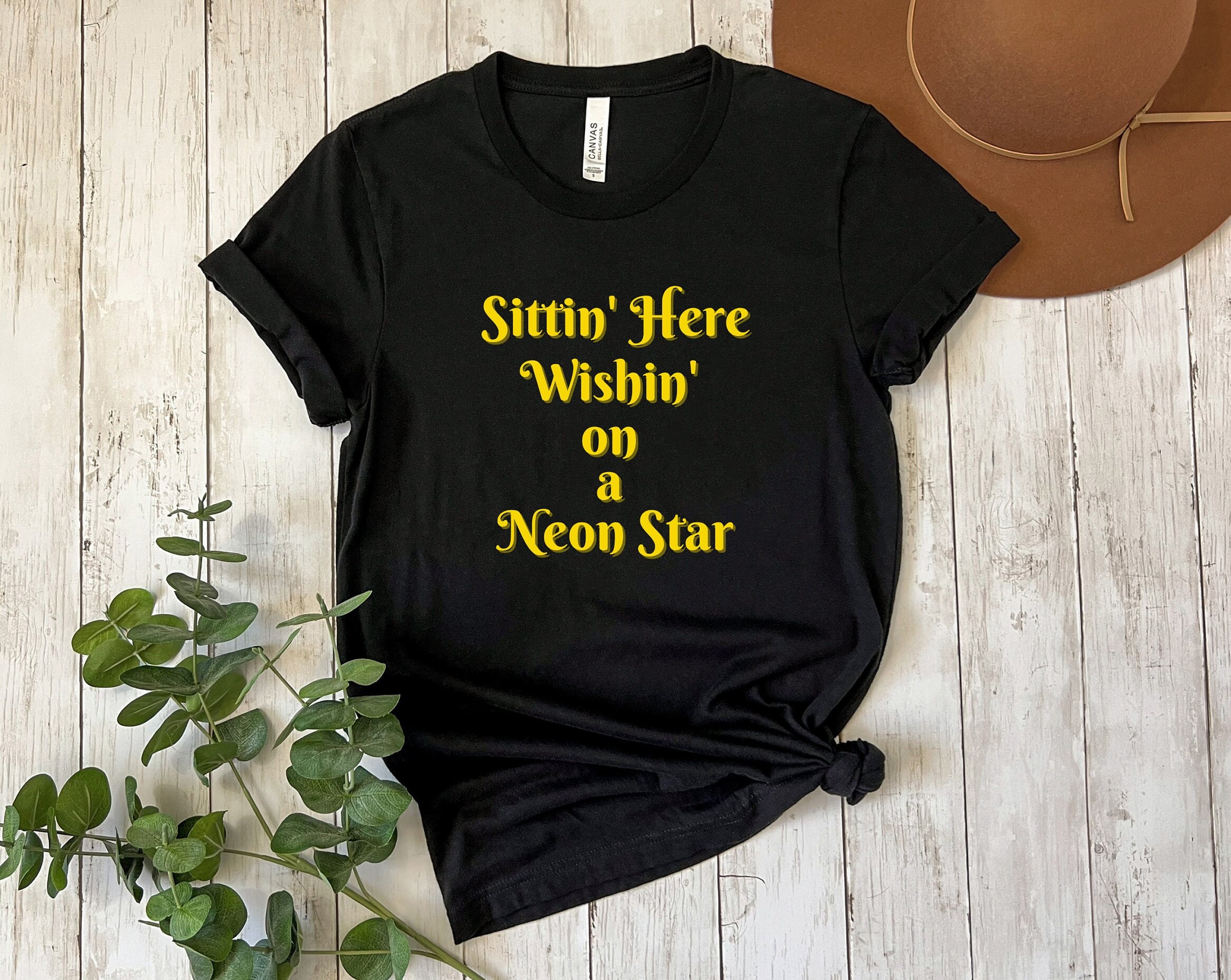 Morgan Wallen Shirt Sittin Here Wishin on a Neon Star Short - Etsy