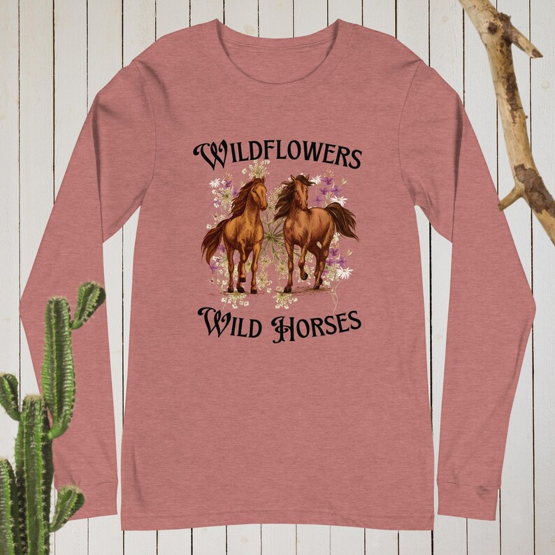 Wildflowers and Wild Horses Lainey Wilson Country Music Song Unisex