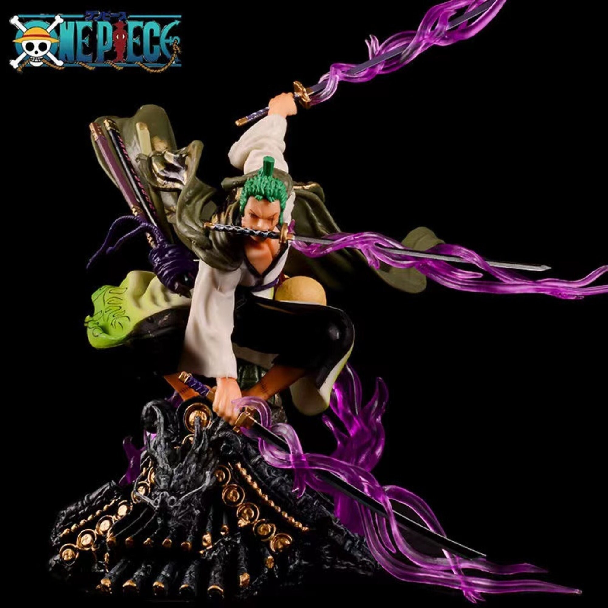 Roronoa Zoro One Piece Model Statue Action Figure Figurine Toy 15.5 inches