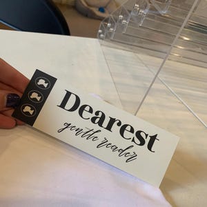 Bridgerton Bookmark