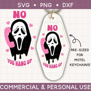 motel keychain svg, halloween keychain Cut File For Cricut & Silhouette, horror movie, Vintage Retro Keychain Svg, ghost svg, funny
