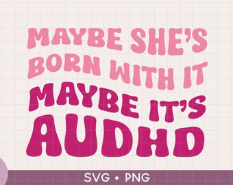 adhd svg, autism svg, neurodivergent svg, neurospicy svg, autismmedvetenhet svg, png, klippfil för Cricut silhuett