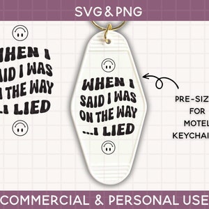 motel Schlüsselanhänger svg, Schlüsselanhänger geschnitten Datei für Cricut & Silhouette, lustige Zitat svg, Vintage Retro Keychain svg, fahren svg, spät af svg