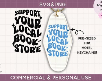 motel keychain svg, reading svg, book svg, booktok, keychain Cut File For Cricut & Silhouette, Funny Quote Svg, Vintage Retro Keychain Svg,