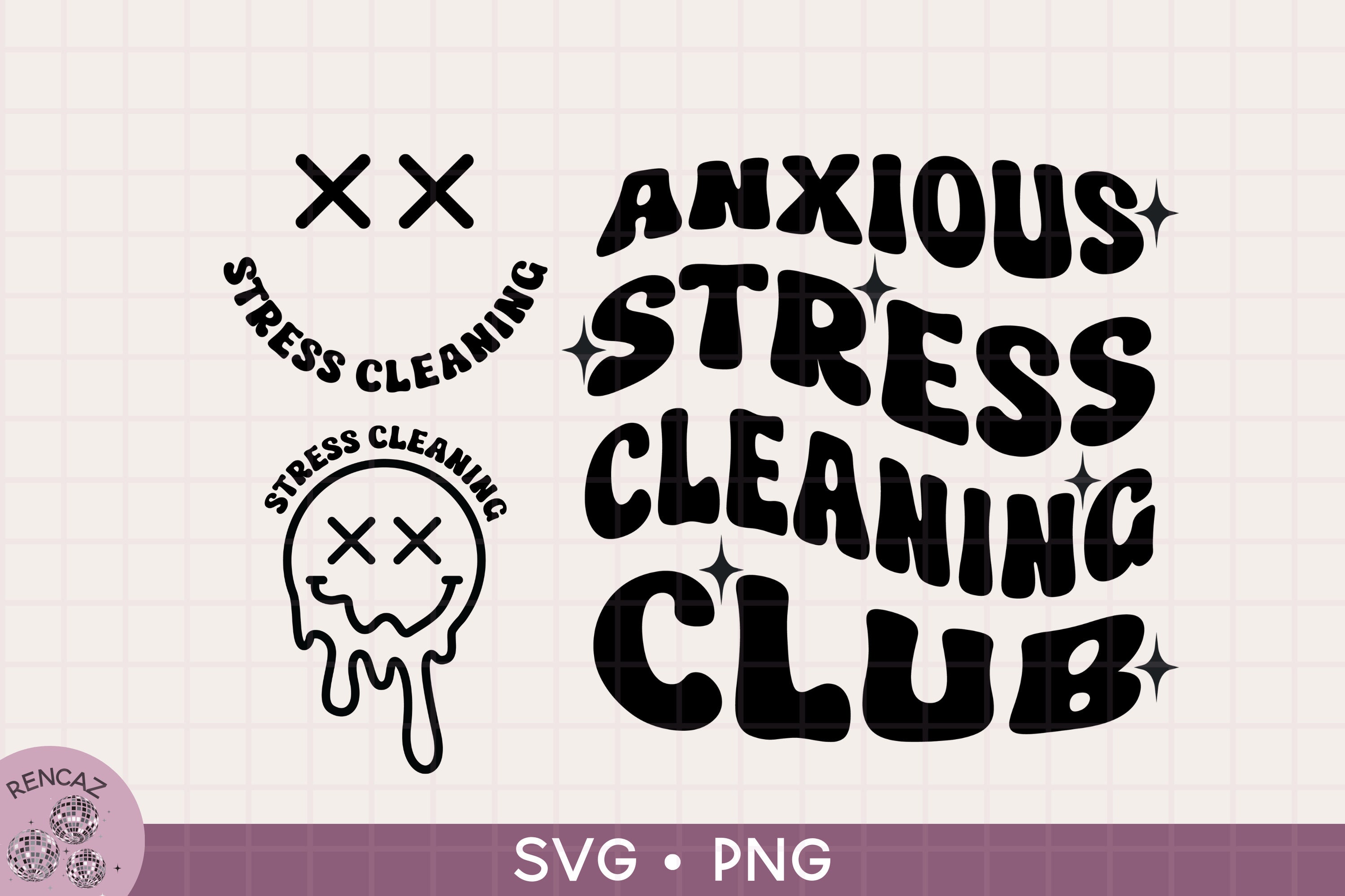 Mental Health Svg, Adhd Svg, Stress Cleaning, Neurodivergent Svg ...