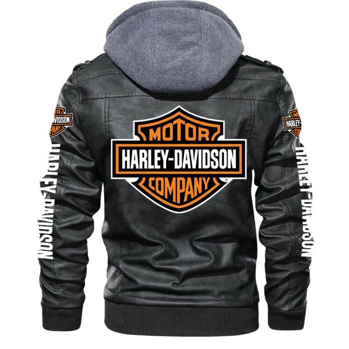 Harley Davidson Motorcycle Leather Jacke Men's Black - Etsy