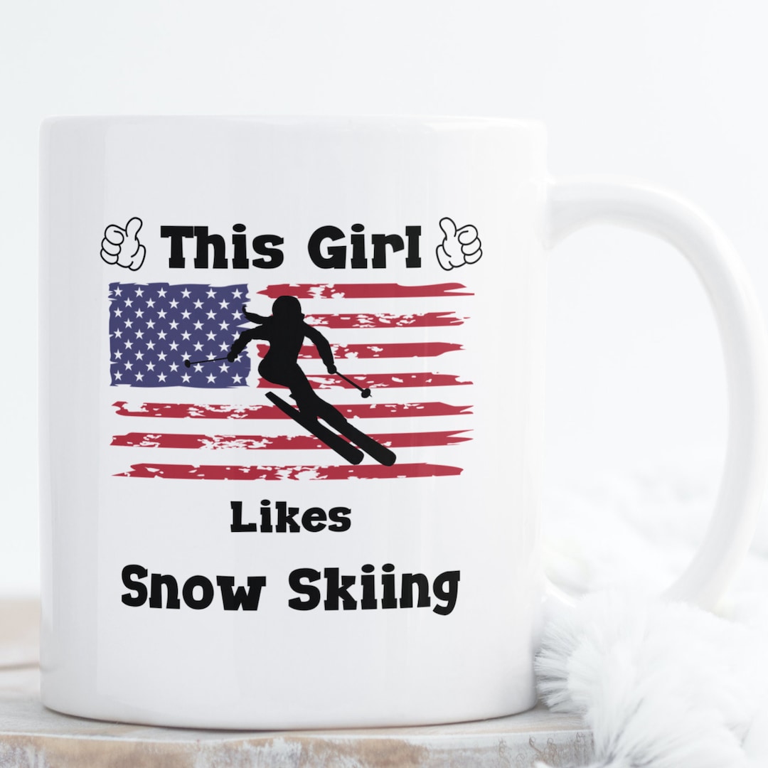 Gift for Snow Skier Funny Snow Skiing Coffee Mug Snow Skiing - Etsy