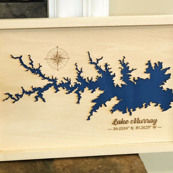 Lake Murray Wall Art Etsy