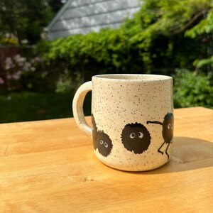 Studio Ghibli Handmade Mug | Spirited Away Totoro Mug | Soot Ball Miyazaki Custom Mug