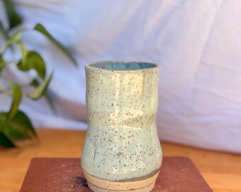 Wavy Cylinder Vase | Coastal-Inspired Minimalist Decor