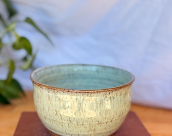 Washed Denim Speckled Ceramic Soup Bowl | Cozy & Versatile Handmade Dinnerware