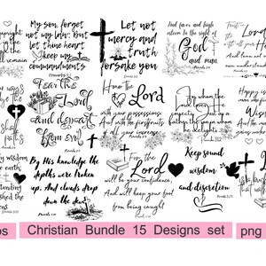 Christian bundle svg Bible verse svg Cross svg Scripture svg Christian svg Jesus svg Faith svg Blessed svg