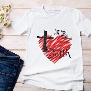 Heart svg Cross svg Jesus svg Faith svg Love svg Digital download