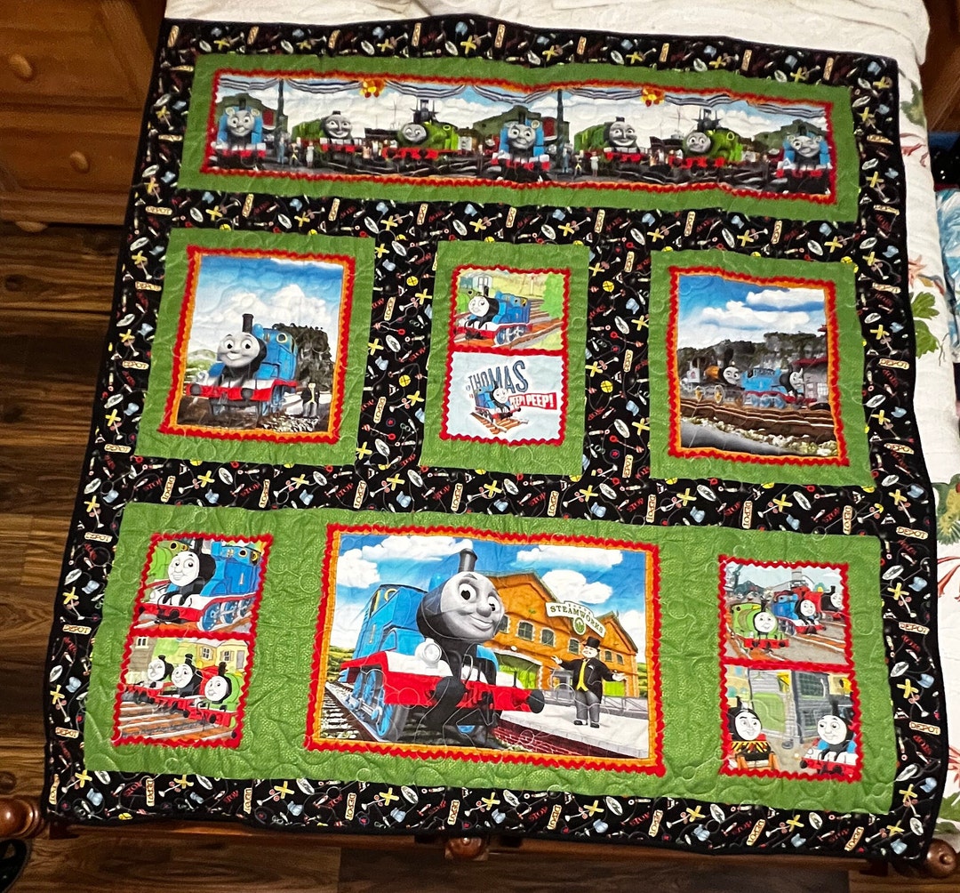 Thomas the Tank Quilt Etsy