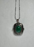 Locket necklace, Rose Quartz necklace, stainless steel,  locket charm, natural gemstones, malachite, labradorite, garden Quartz, memory gift
