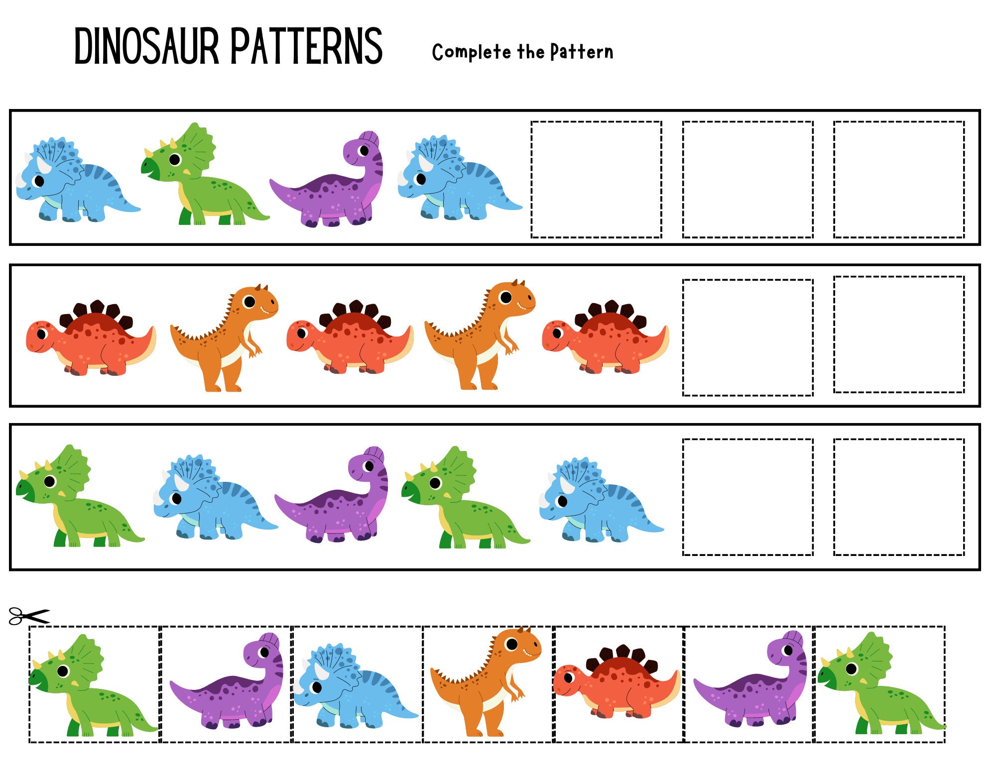 Complete the Pattern - Etsy