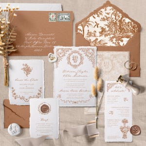 DIGITAL_Semi-custom personalised Vintage Floral Wedding Invitation Suite, Details, Itinerary, RSVP, Save the Date Cards #WilloeCollection