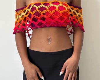 Sunset Off-The Shoulder Top