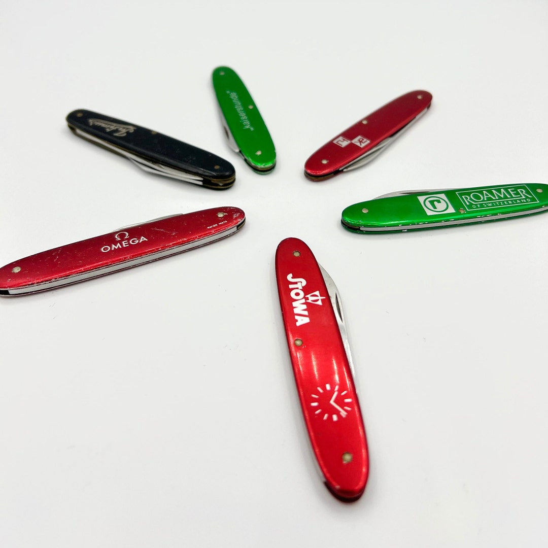 Vintage Pocket Knives Lot Omega Stowa Roamer Etsy
