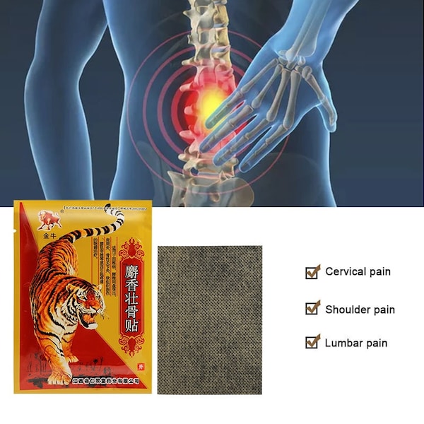 Tiger Balm Pain Relief Plaster Patches Herbal 7 x 10 cm