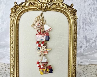 Pingente para Diário de Viagem: Feito à Mão, Chaveiro, Pingente para Bolsa