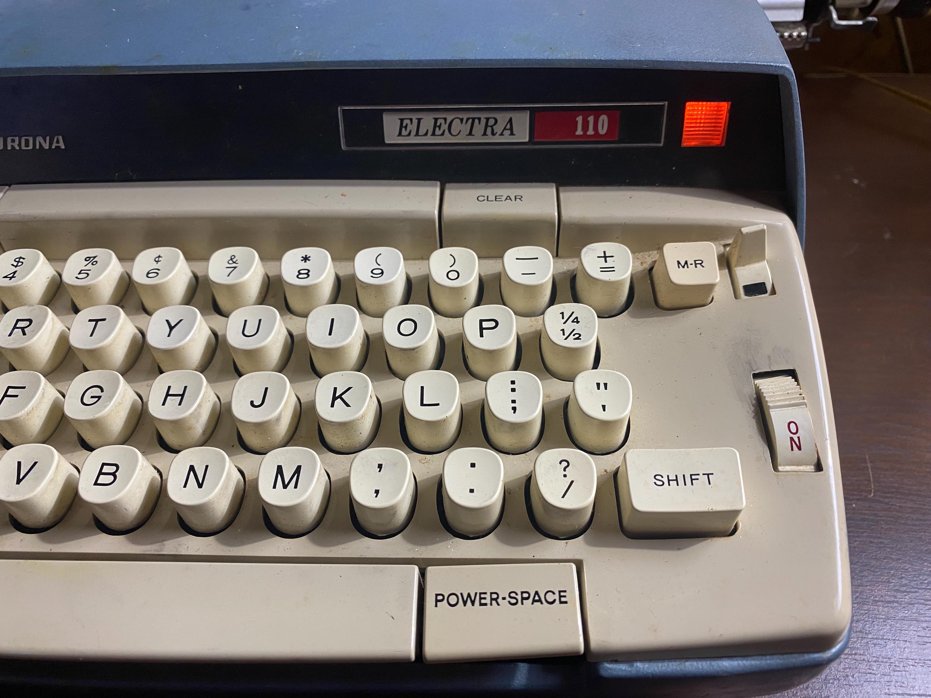 Smith Corona Electra 110 Typewriter - Etsy
