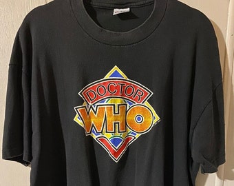 Doctor Who T-Shirt – Official BBC Sci-Fi XL Extra Large – Vintage 1982