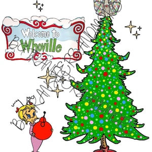 Kids Christmas ready to press heat transfer.