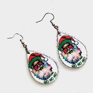 Santa Claus earrings.