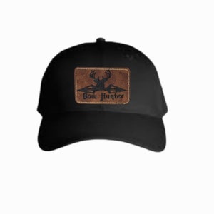 Hunting hat patch iron on.