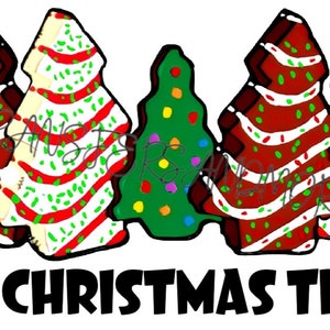 Christmas tree ready to press heat transfer.